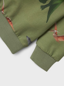 NAME IT Sweatshirt Pnodino Oil Green